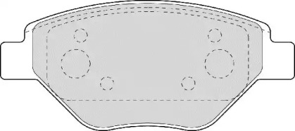 Комплект тормозных колодок NECTO FD6864A