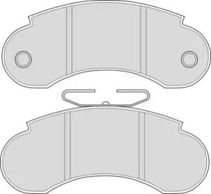 Комплект тормозных колодок NECTO FD685V