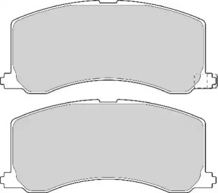 Комплект тормозных колодок NECTO FD6834A