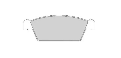 Комплект тормозных колодок NECTO FD6835A