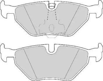 Комплект тормозных колодок NECTO FD6739A