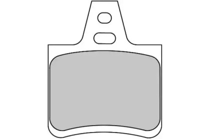 Комплект тормозных колодок, дисковый тормоз NECTO FD6741A