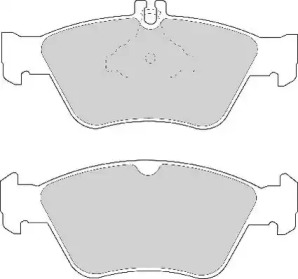 Комплект тормозных колодок NECTO FD6749A