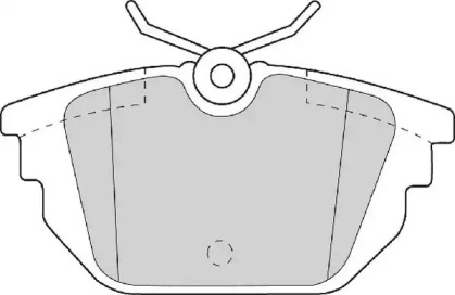 Комплект тормозных колодок NECTO FD6714A