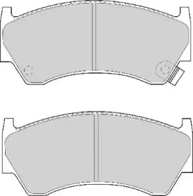 Комплект тормозных колодок NECTO FD6779A