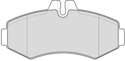 Комплект тормозных колодок NECTO FD6782A