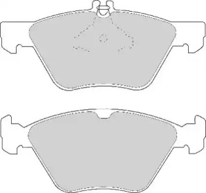 Комплект тормозных колодок NECTO FD6757A