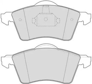 Комплект тормозных колодок NECTO FD6759V