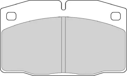 Комплект тормозных колодок NECTO FD611A