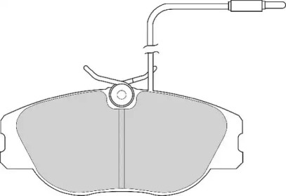 Комплект тормозных колодок NECTO FD6248A