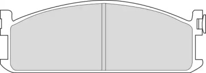 Комплект тормозных колодок NECTO FD6262V