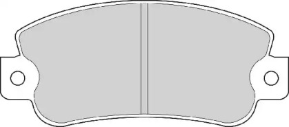 Комплект тормозных колодок NECTO FD6253A