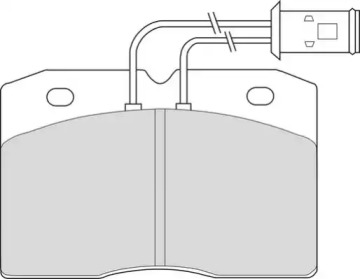 Комплект тормозных колодок NECTO FD6139V