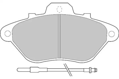 Комплект тормозных колодок NECTO FD6187A