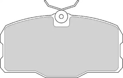 Комплект тормозных колодок NECTO FD6226A