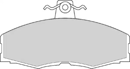 Комплект тормозных колодок NECTO FD213A