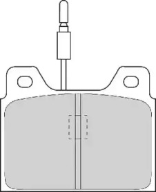 Комплект тормозных колодок NECTO FD254A