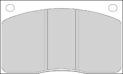 Комплект тормозных колодок NECTO FD210A