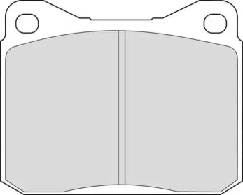 Комплект тормозных колодок NECTO FD4141V