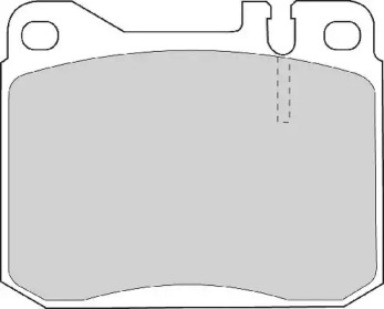 Комплект тормозных колодок NECTO FD4137A