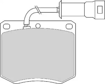 Комплект тормозных колодок NECTO FD4162A