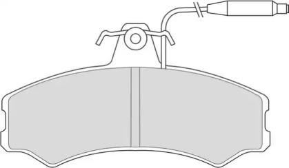 Комплект тормозных колодок NECTO FD290V