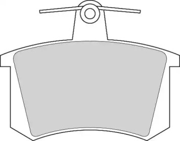 Комплект тормозных колодок NECTO FD262A