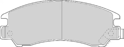 Комплект тормозных колодок NECTO FD6463A