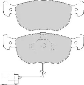 Комплект тормозных колодок NECTO FD6474A