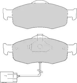 Комплект тормозных колодок NECTO FD6475A