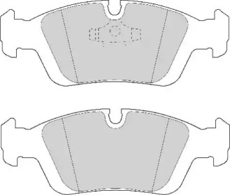 Комплект тормозных колодок NECTO FD6476A