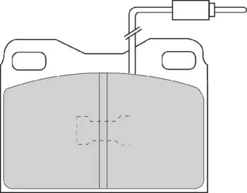 Комплект тормозных колодок NECTO FD6409A