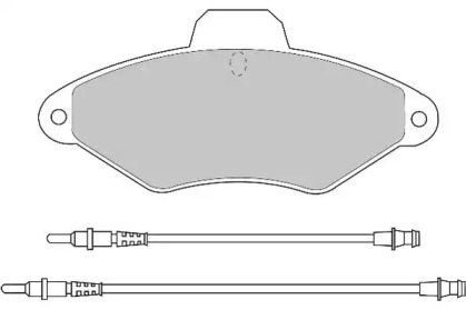 Комплект тормозных колодок NECTO FD6452A