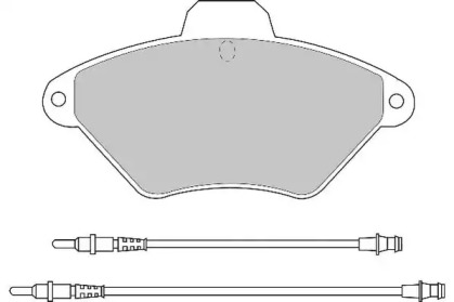 Комплект тормозных колодок NECTO FD6453A