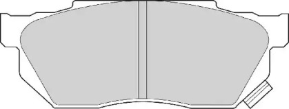 Комплект тормозных колодок NECTO FD6460A