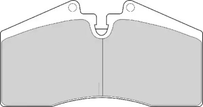 Комплект тормозных колодок NECTO FD6531A