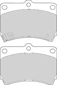 Комплект тормозных колодок NECTO FD6533A