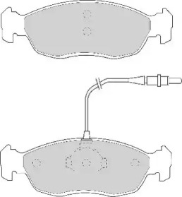 Комплект тормозных колодок NECTO FD6482A