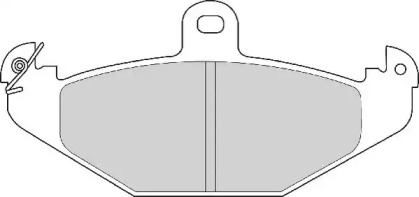 Комплект тормозных колодок NECTO FD6485A