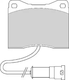 Комплект тормозных колодок NECTO FD6339A