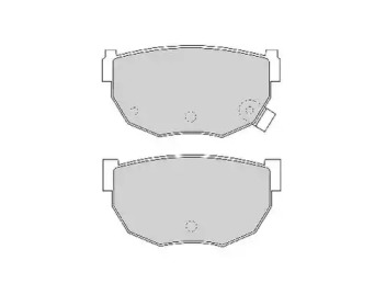 Комплект тормозных колодок NECTO FD6349A