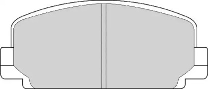 Комплект тормозных колодок NECTO FD6332A