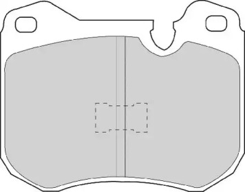 Комплект тормозных колодок NECTO FD6333A