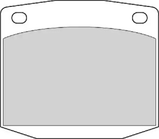 Комплект тормозных колодок NECTO FD6334A