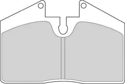 Комплект тормозных колодок NECTO FD6341A