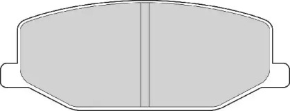 Комплект тормозных колодок NECTO FD6338A