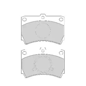 Комплект тормозных колодок NECTO FD6350A