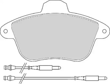 Комплект тормозных колодок NECTO FD6317A