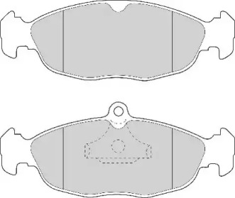 Комплект тормозных колодок NECTO FD6391A