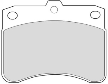 Комплект тормозных колодок NECTO FD6355V